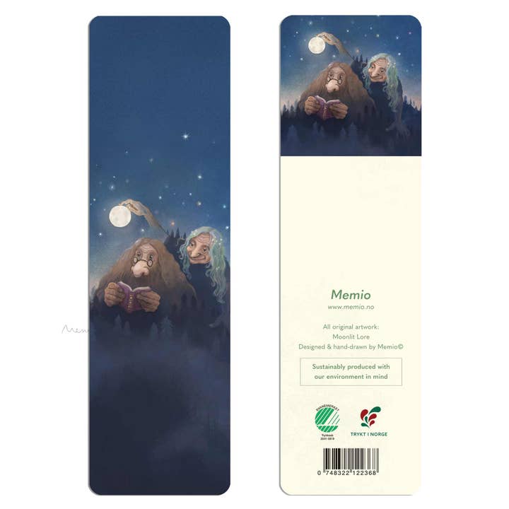 Moonlit Lore Trolls Bookmark for wholesale by Memio Illustrated Designs