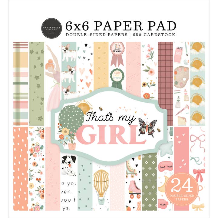Bloco de Papel 6x6 "That's My Girl" por atacado de Echo Park Paper Co.