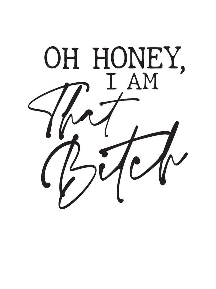 Polar bee - Wholesale Screen Printed T-Shirt - Women's - WPB-2189. I AM THAT BITCH3
