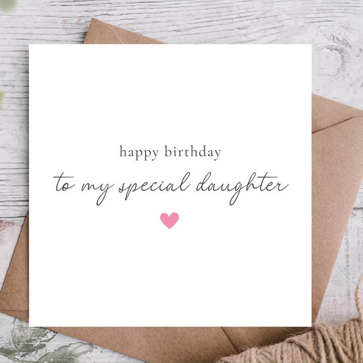 Carte d'anniversaire pour fille pour la vente par Highgrove Cards