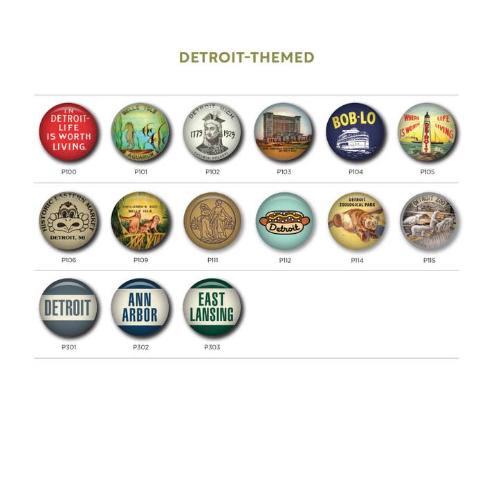 Peninsulas - Wholesale Lapel Pin/Button - Custom Pin Assortments9