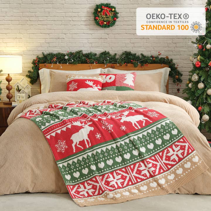 DreamValley - Wholesale Throw Blanket - SS Christmas Throw Blanket Soft Knit Bed Blanket 50x60"2