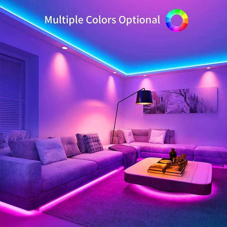 LAX Gadgets - Wholesale Light Bulb/Puck - Sound Activated Multi-Color LED Light Strips- 15/20/30/50 ft5