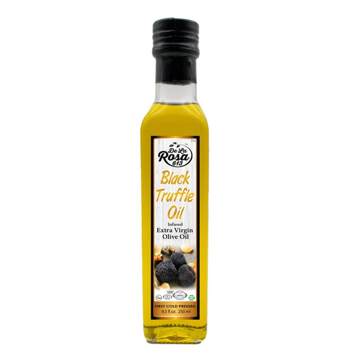 De La Rosa Real Foods - Wholesale Olive Oil - Black Truffle Oil 250 ml0