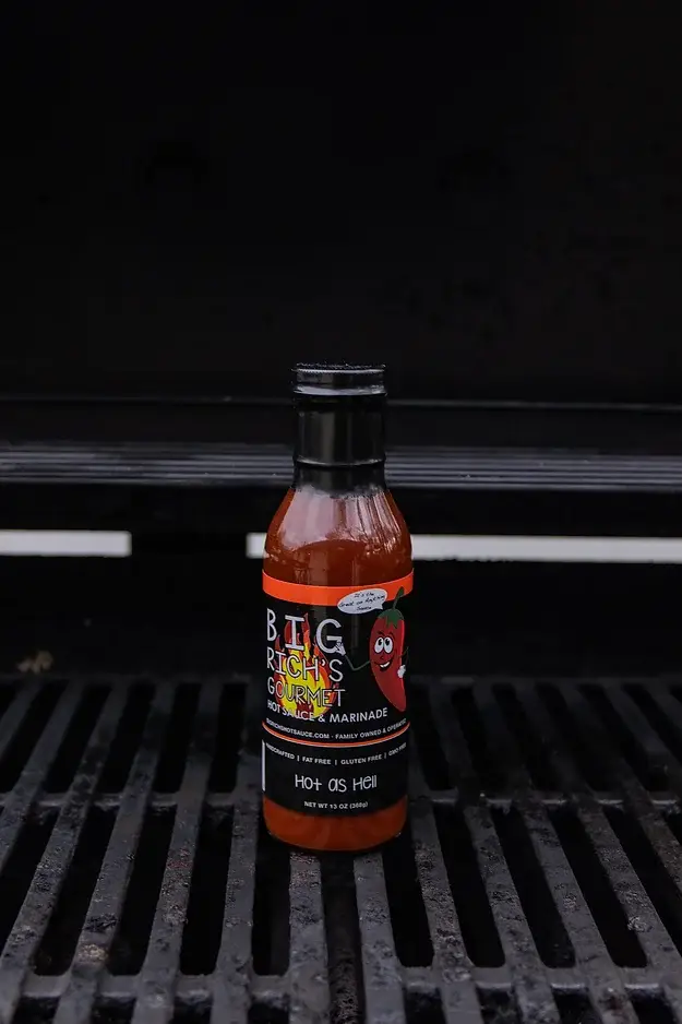Big Rich's Hot Sauce - Wholesale Hot Sauce - Big Rich's Hot as Hell Hot Sauce0