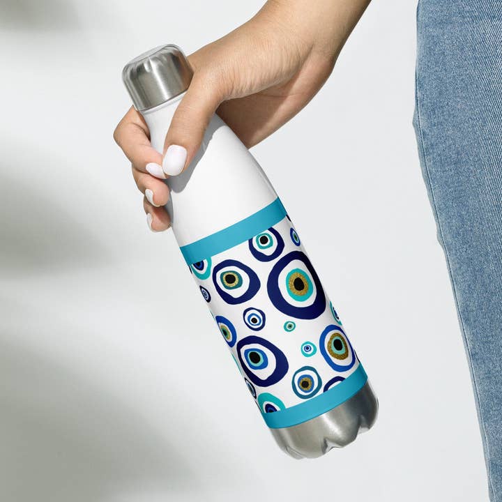 Vattenflaska i rostfritt stål - Nazar Evil Eye Amulet för wholesale av The Shamal