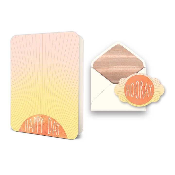 Happy Day Deluxe Greeting Card for wholesale by Studio Oh!