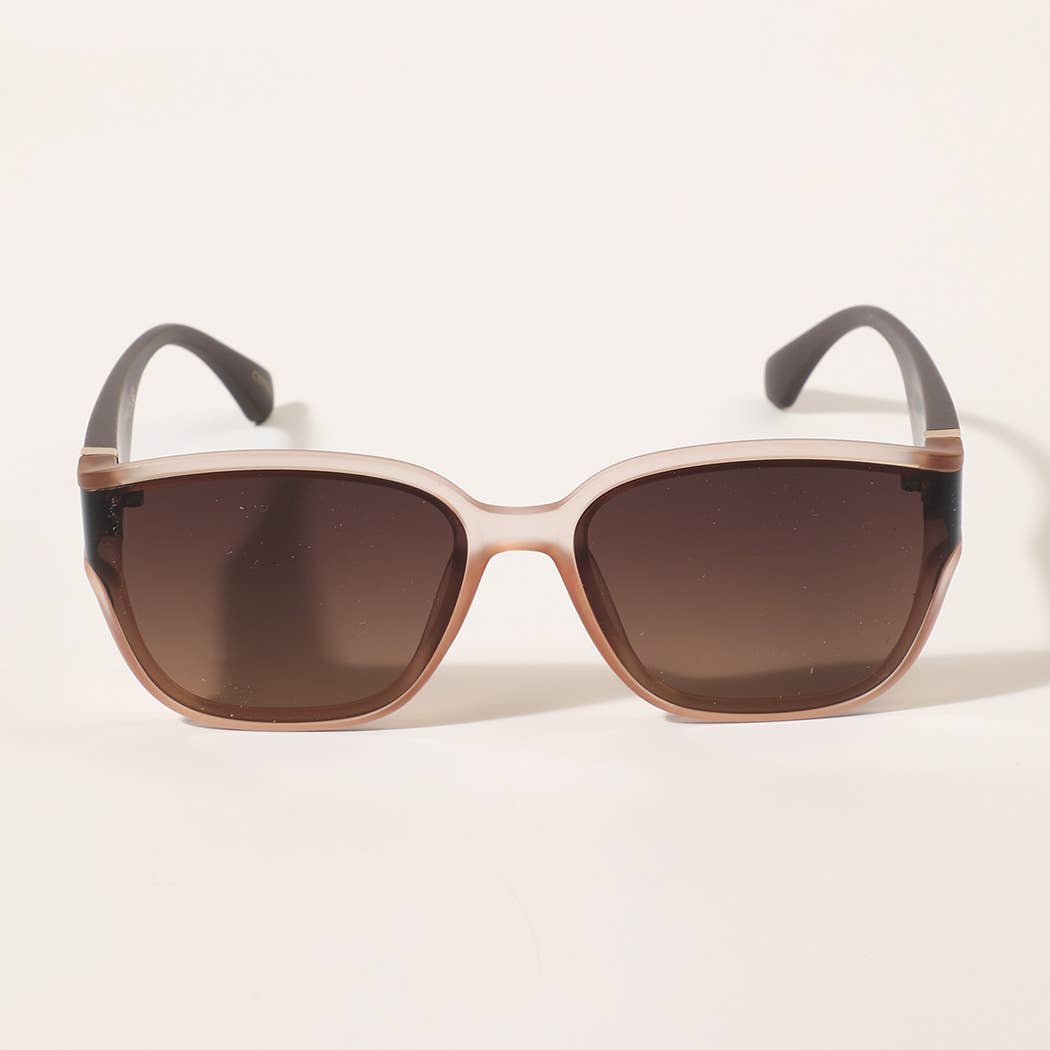  ASSORTED COLOR Semi-Transparent Frame Design Fashion Sunglasses for wholesale on Faire6