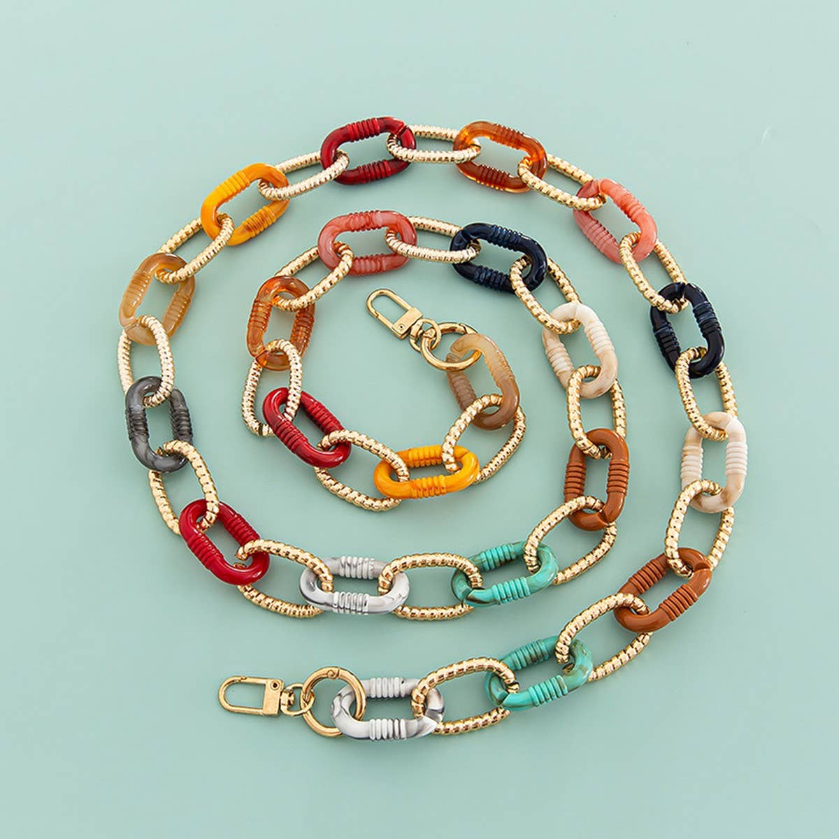 ACCITY - Wholesale Bag Strap - Women's - 47.24"Mixed-Color Bag Chain,Phone Case Strap_CWMM509111