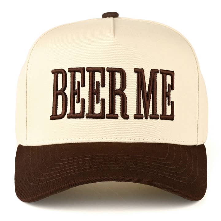 Hana - Wholesale Trucker Hat - Women's - C.C BEER ME Letter Embroidered Trucker Cap