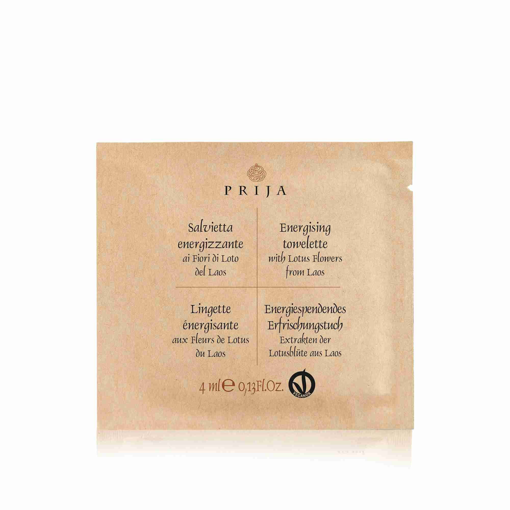 GFL Cosmetics – wholesale All-purpose cleaning wipes – Prija Energising Wipe With Lao Lotus Flowers - 500Pack0