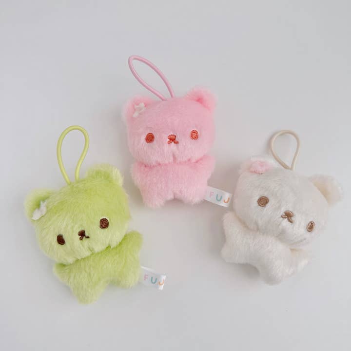 Fujibee - Wholesale Keychain - Women's - Matcha Mochi Bear Plush Keychains1