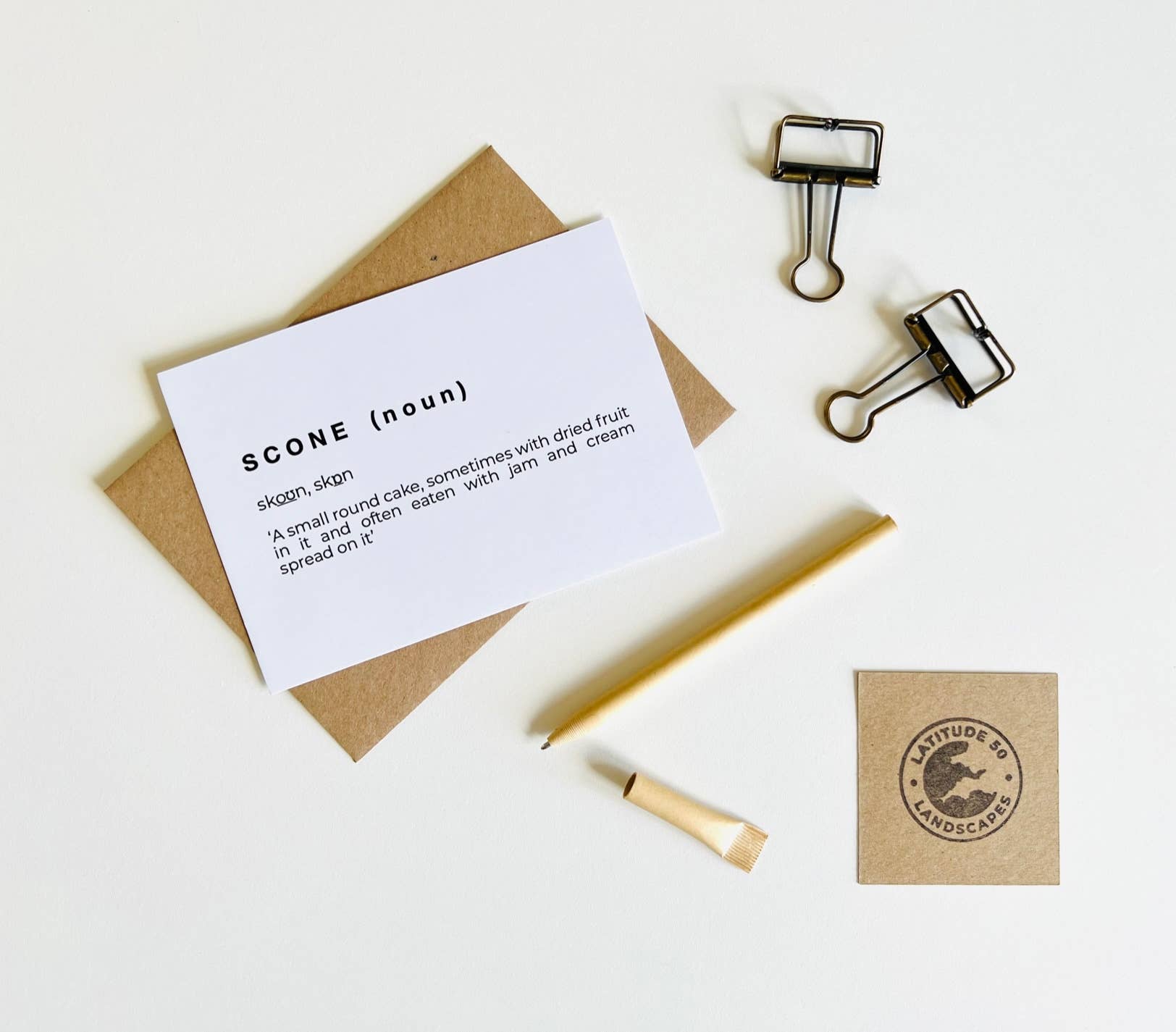 Latitude 50 Living – wholesale Postcard – Scone Definition - Cream Tea Collection - Postcard0