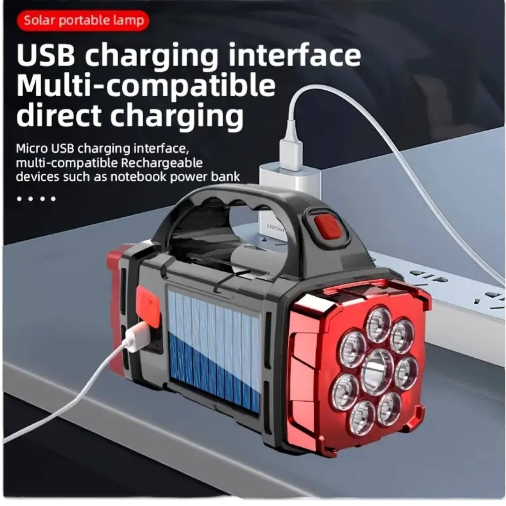 Kinky Pleasure - Wholesale Portable Charger - SolarFish - T120 - Solar Lamp with USB Charging0