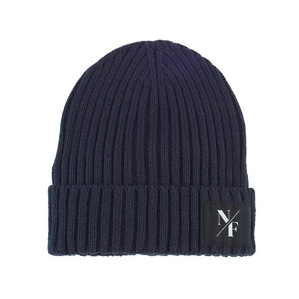 20s & 50s Sets: Casual Men's Knit Beanie with NF Label for wholesale by NF Nitzsche Fashion
