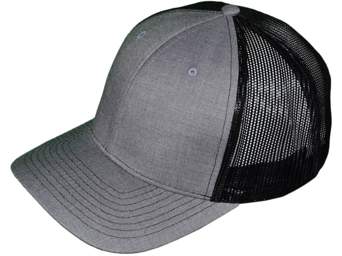 Buck Wholesale – Großhandel Trucker-Cap – Unisex – Blanko Trucker-Hüte — 6 Paneele SnapBack Mesh BK Caps7