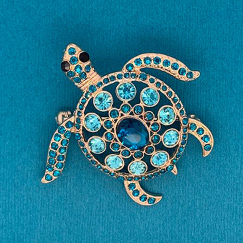 Jewelry Made by Me - Wholesale Brooch - Jeweled Sea Turtle Brooch2