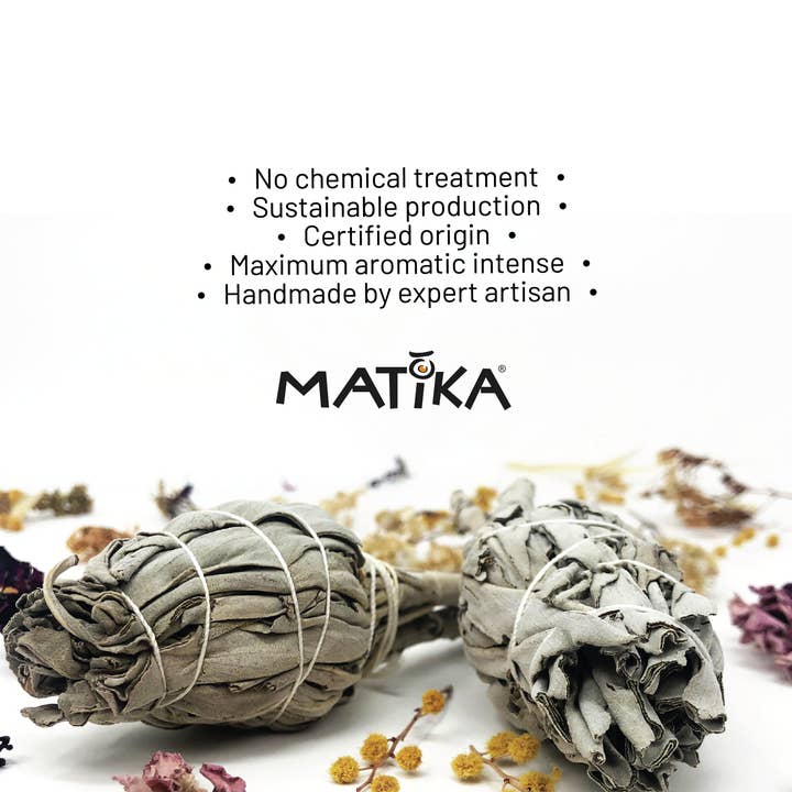 Herborea srl - Wholesale Sage Bundle - Palo Santo Kit - White Sage Smudge and 5 Palo Santo Sticks6