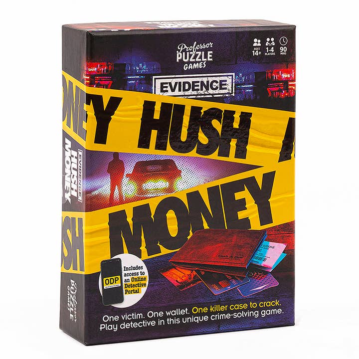 Evidence: Hush Money for wholesale by Professor Puzzle