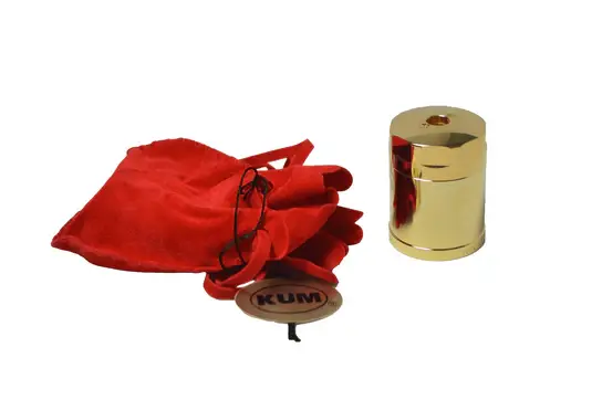 Papier Plume – Engroshandel Blyantspidser – KUM - Luksus 24k Guldbelagt 1-huls Blyantspidser0