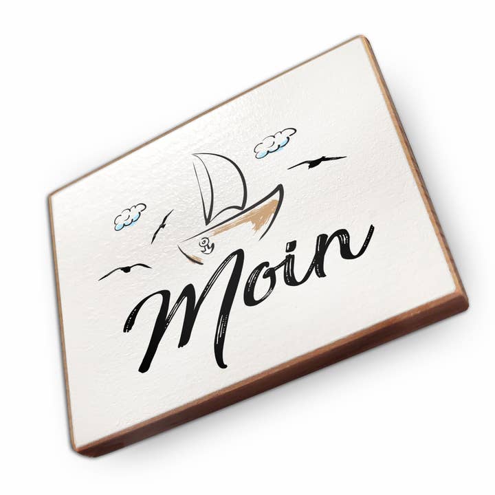Beech Wood Fridge Magnet - Moin for wholesale by wammi
