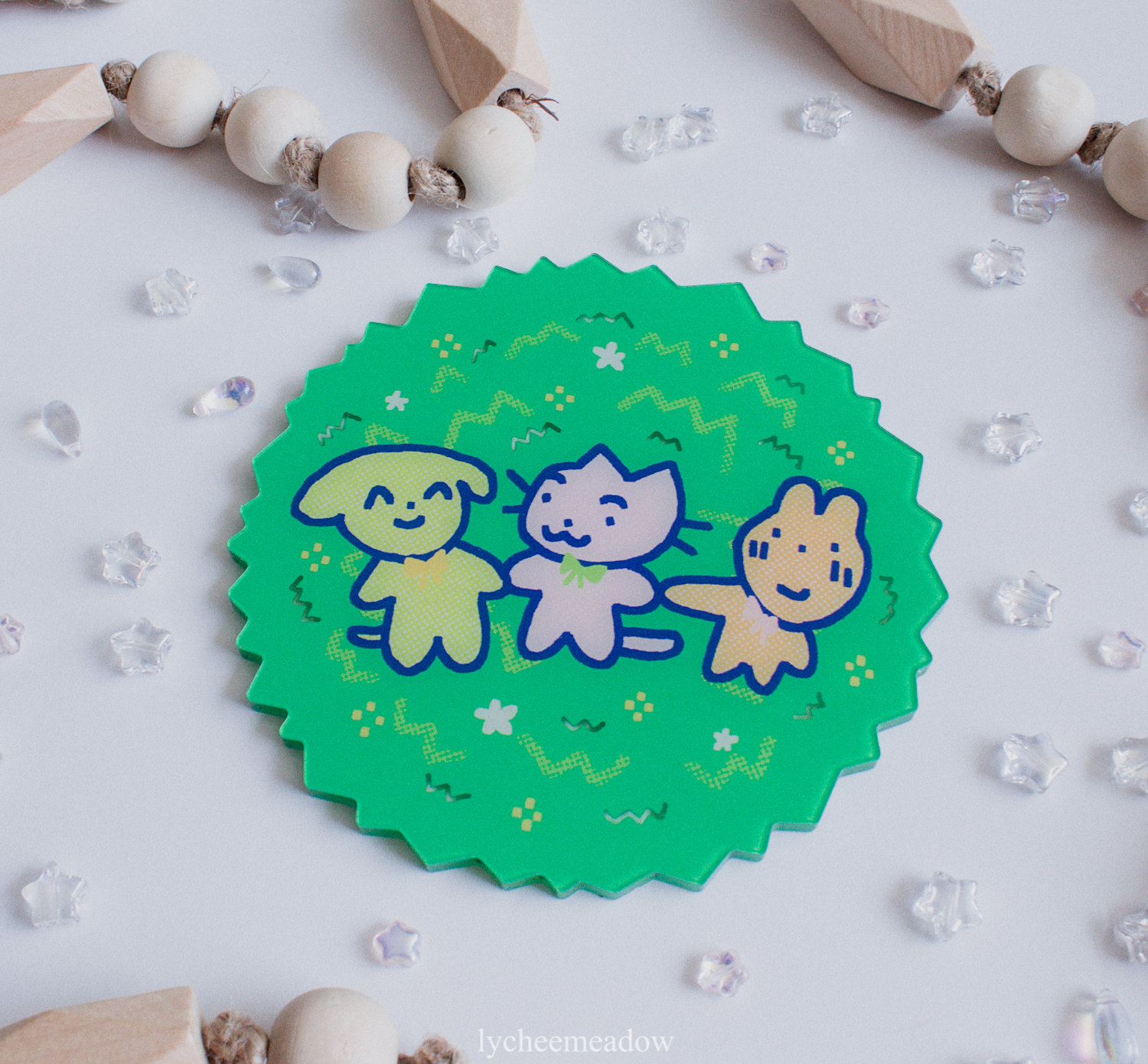 Lycheemeadow - Wholesale Coasters - Meadow Friends Coaster0