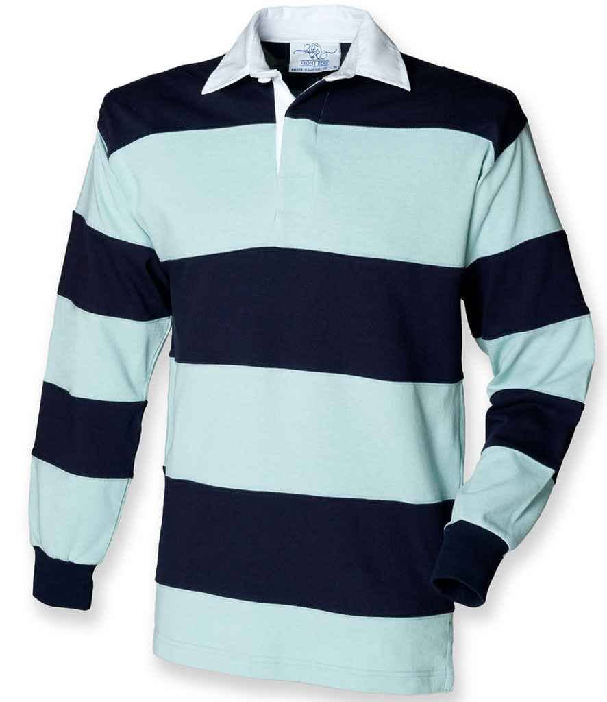 Pierre Francis - Venta al por mayor Polo - Hombre - Front Row - Camiseta de rugby con rayas cosidas2