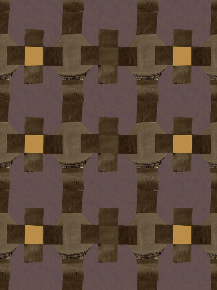 Croix violette foncée 🔸 pour la vente par Made of Matter