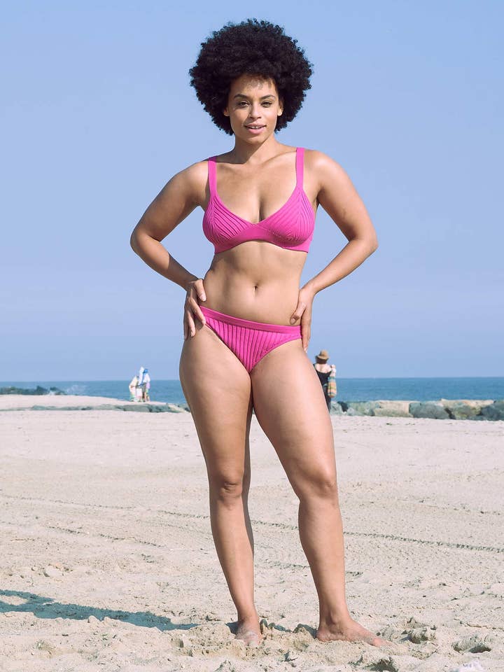 Nino Brief Rosa für den Großhandel von Deta Knitted Swimwear