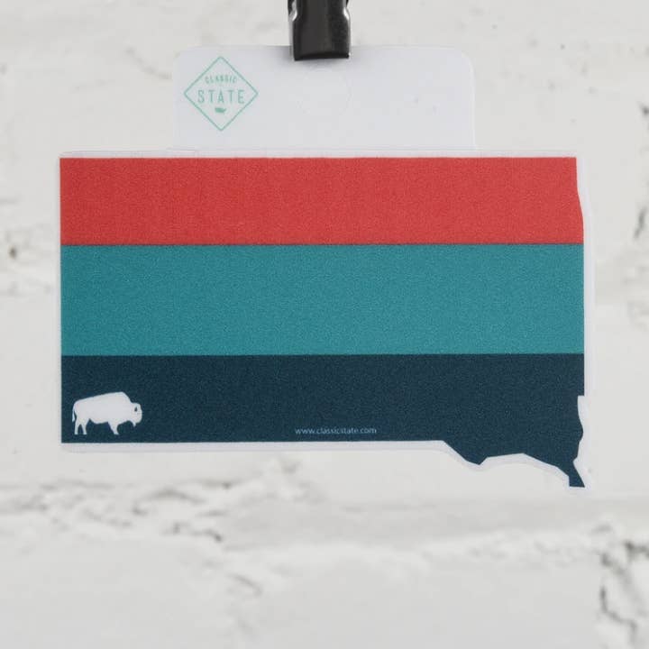 South Dakota Ombre Sticker for wholesale by Classic State