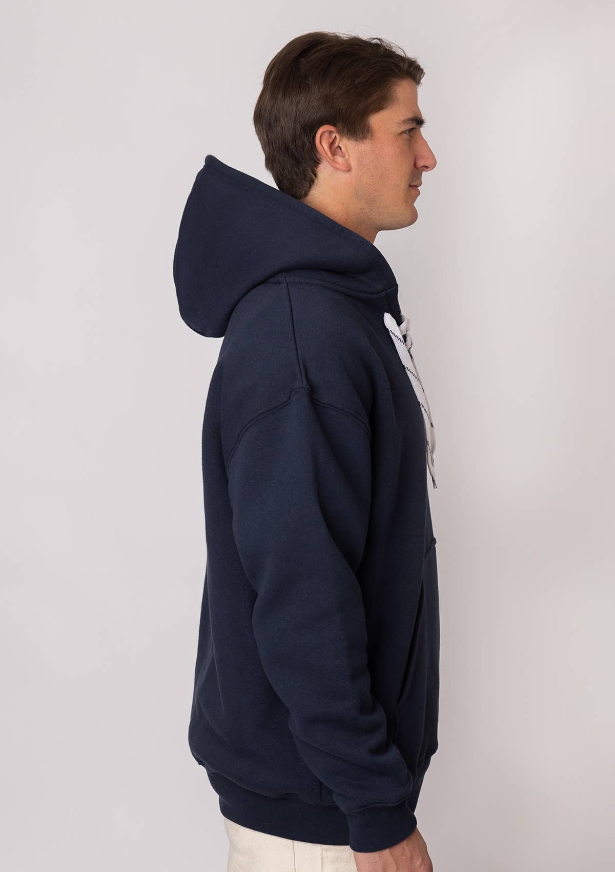 Vos Sports Inc. - Wholesale Hoodie - Unisex - 9801 12 oz. Unisex Hockey Style Hooded Pullover Sweatshirt with Laces8