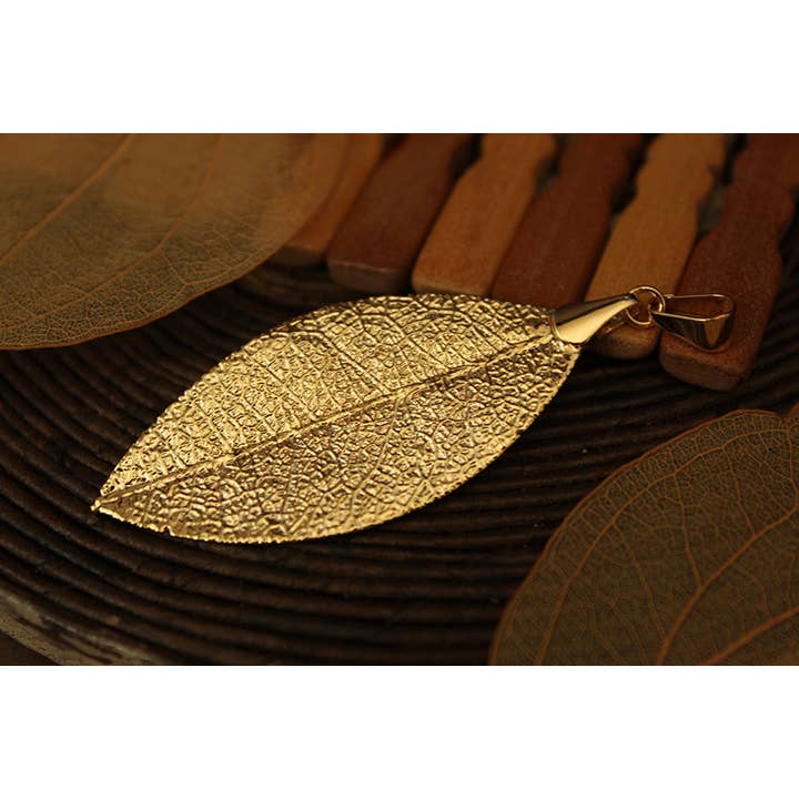 Anima Brasilis - Wholesale Individual Charm/Pendant - Quina Leaf Pendant S