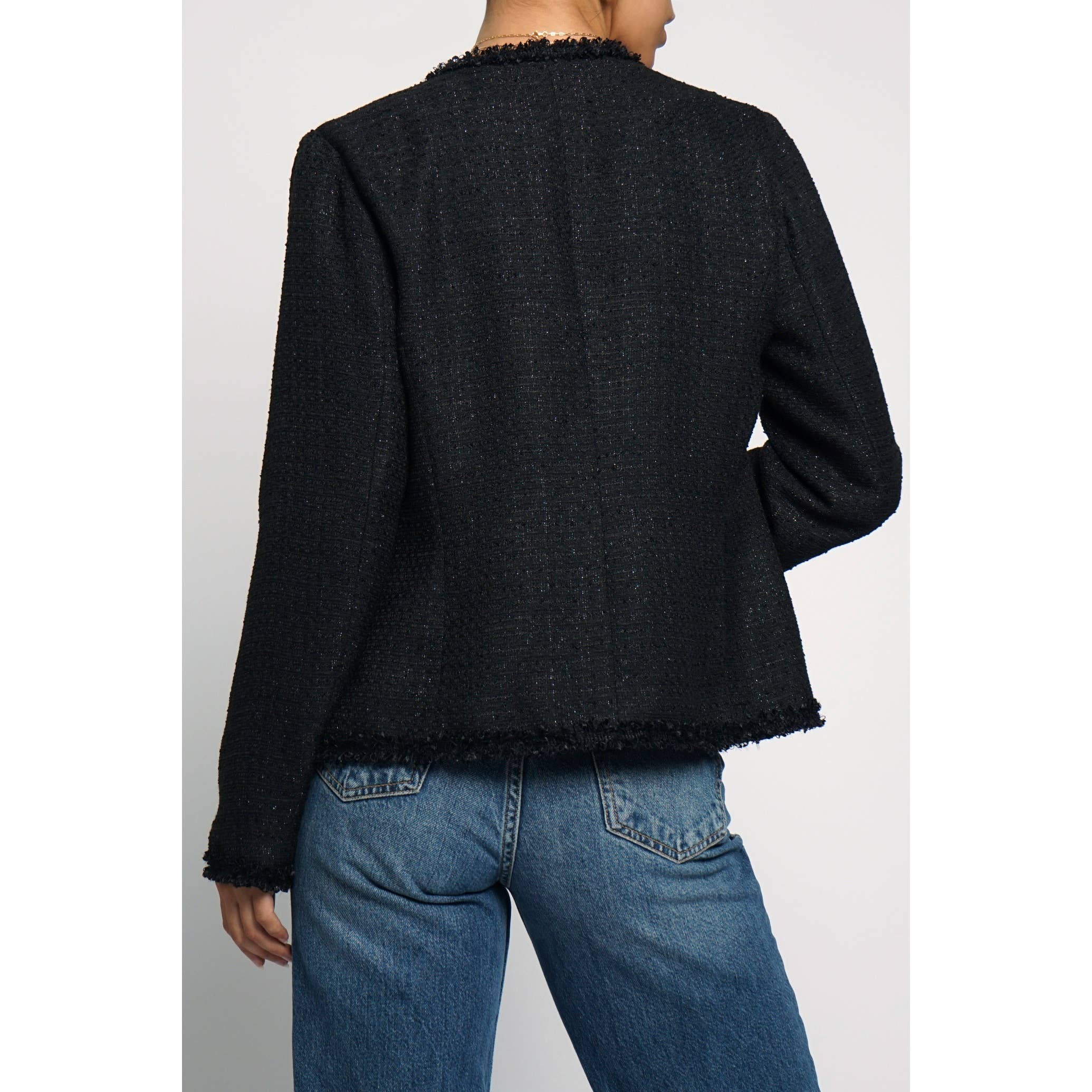 Sans Souci – Engroshandel Jakke - Dame – BOUCLEJAKKE MED FIRE LOMMER2