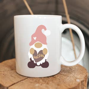 Hippie Gnome Coffee Mug Free Spirit Gnome Cup Groovy Gnome Coffee Mug