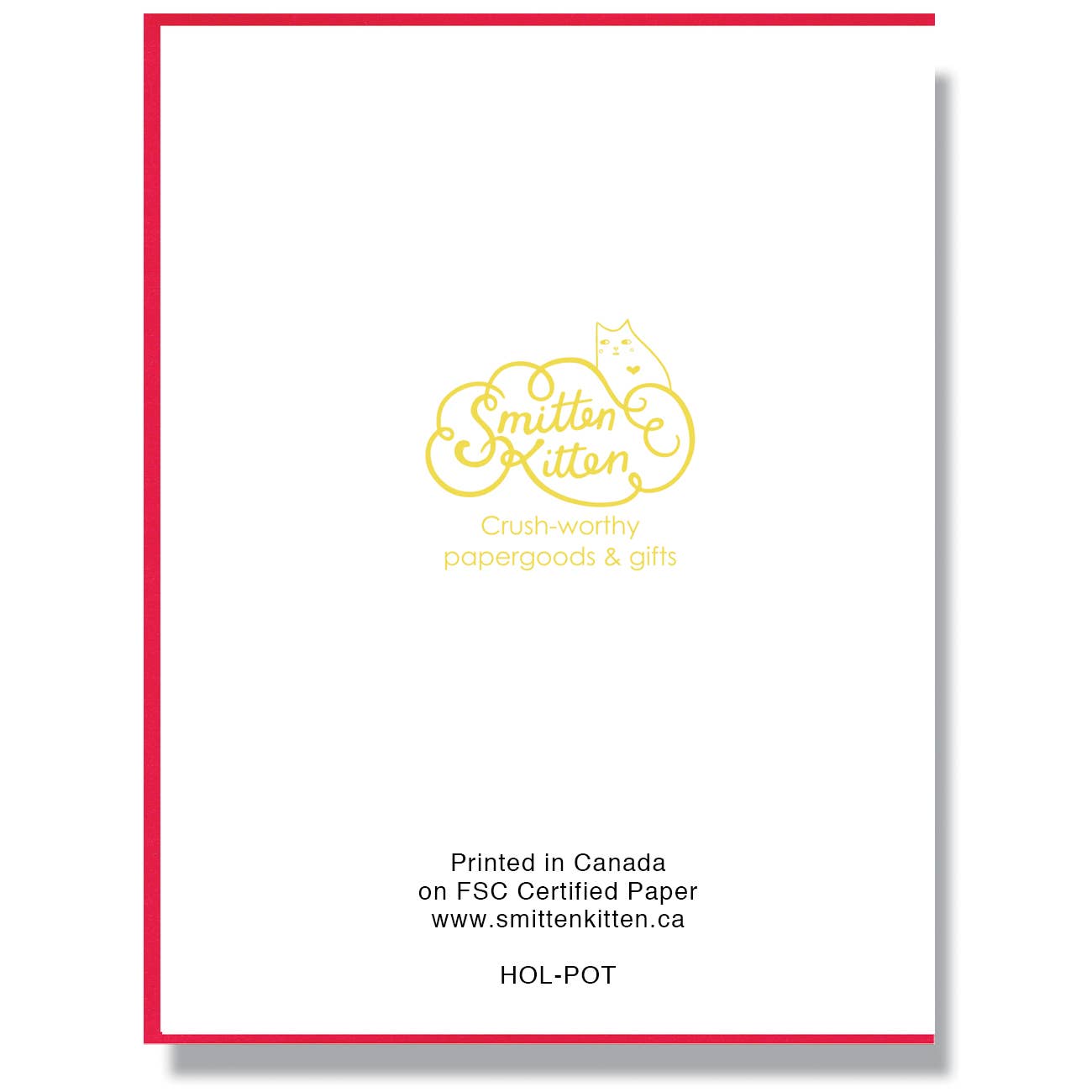 Smitten Kitten - Wholesale Season's Greetings Card - Happy Holidaze Card1