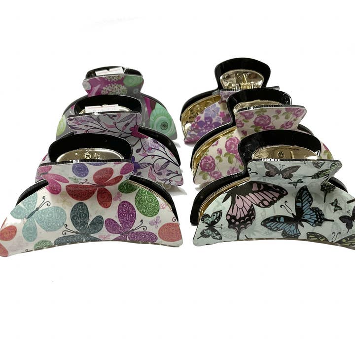 Astoria Gift Corporation - Wholesale Hair Clip - Women's - Hair Claws Assorted #88-060011