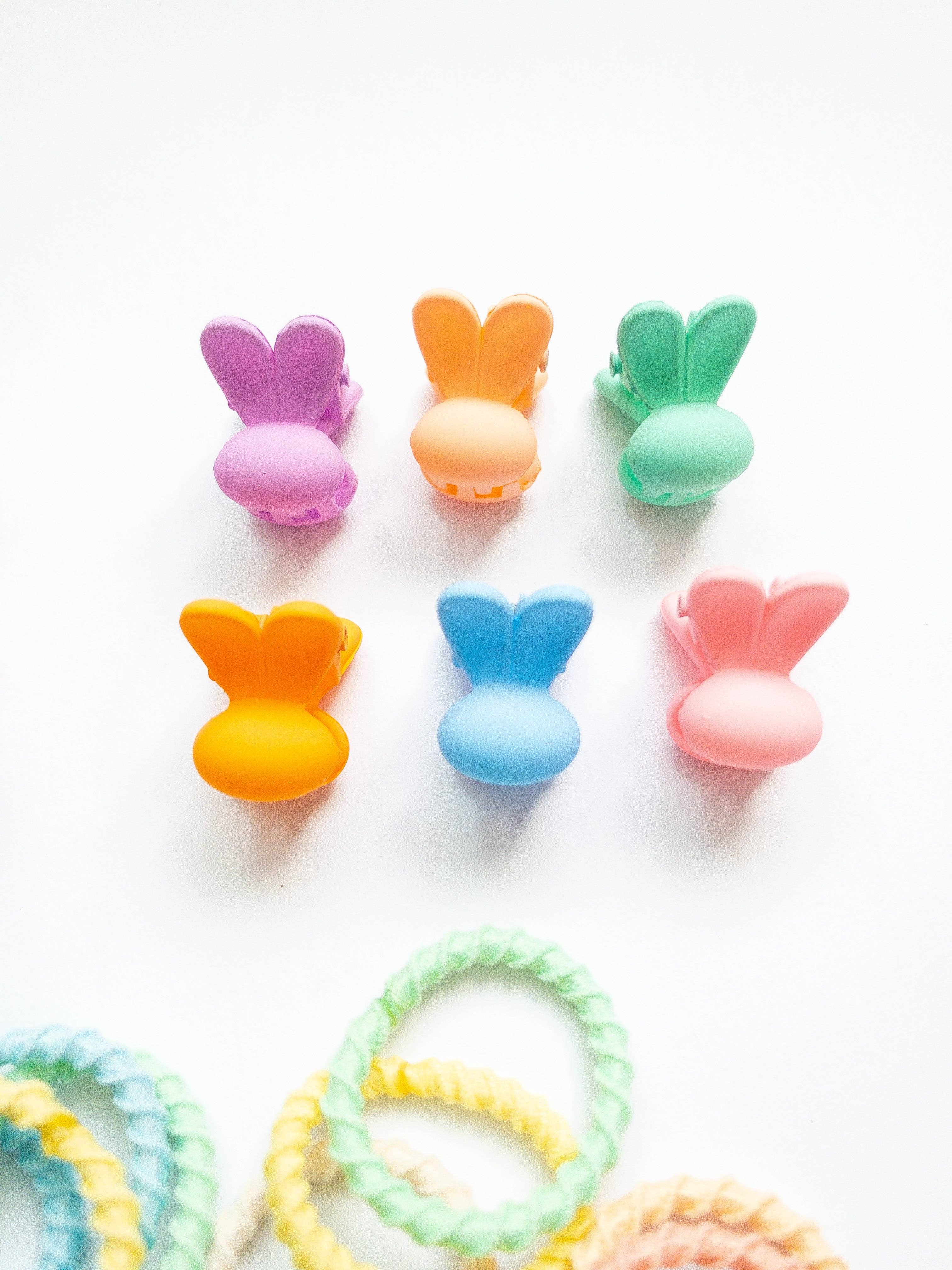 Eggy Cakes - Wholesale Hair Clip - Kids - Bears & Bunnies Hair Claw & Tie Set5