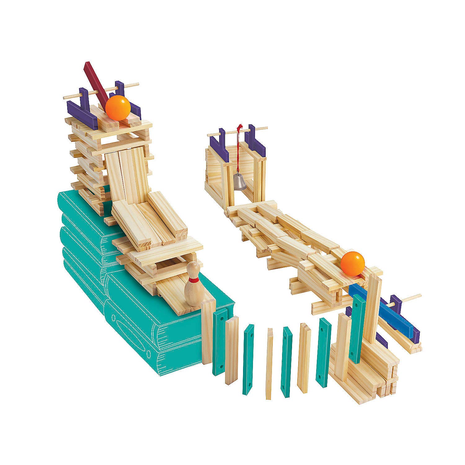 MindWare & Peaceable Kingdom - Wholesale Building Set - Kids - Keva: Contraptions Reactions2