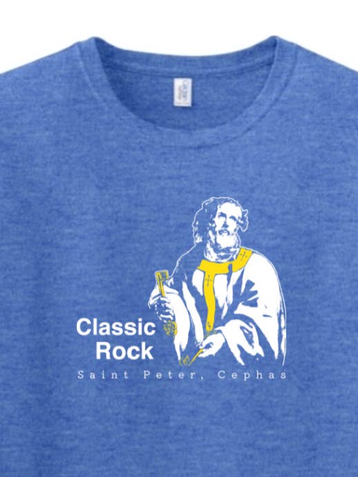 Sock Religious - Wholesale Screen Printed T-Shirt - Unisex - Classic Rock - St. Peter, Cephas Adult T-Shirt7
