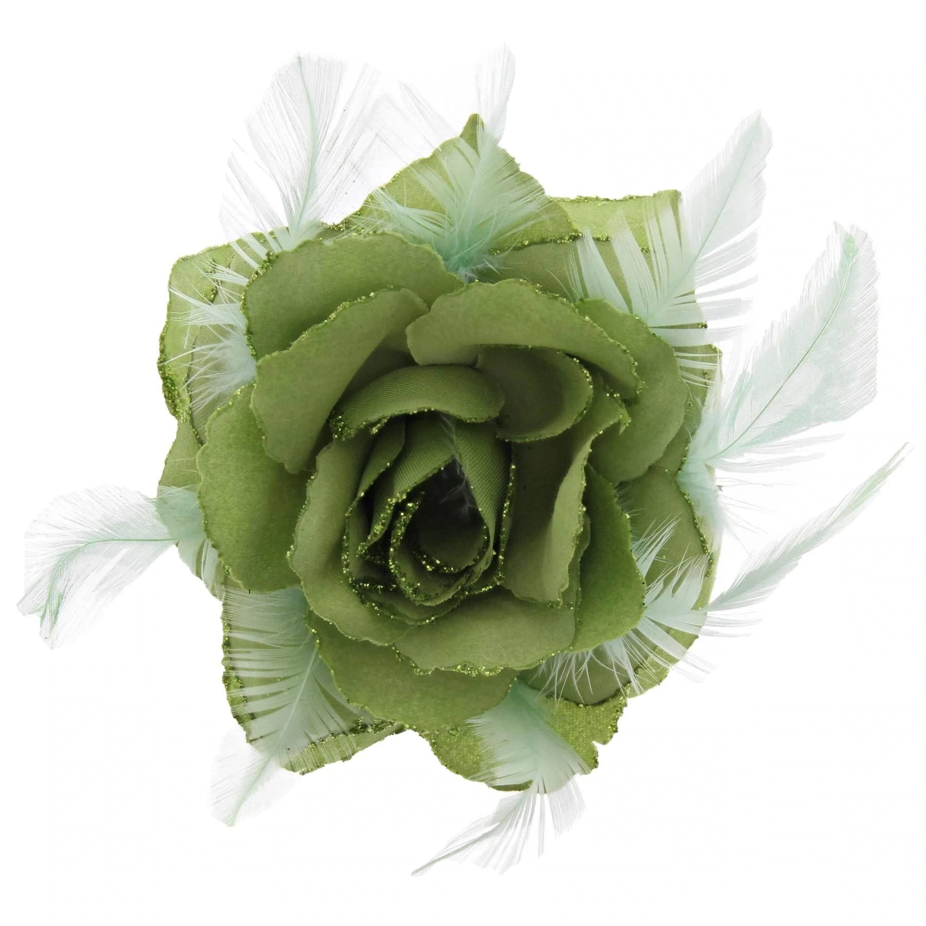 Topkids Accessories – wholesale Fascinator-hatt - Dam – Rose Flower Hair Clip Hårband Blommig Corsage Fascinator Hårband Aligator Näbbgrepp för kvinnor och flickor Bröllop Prom Party Särskilda tillfällen24