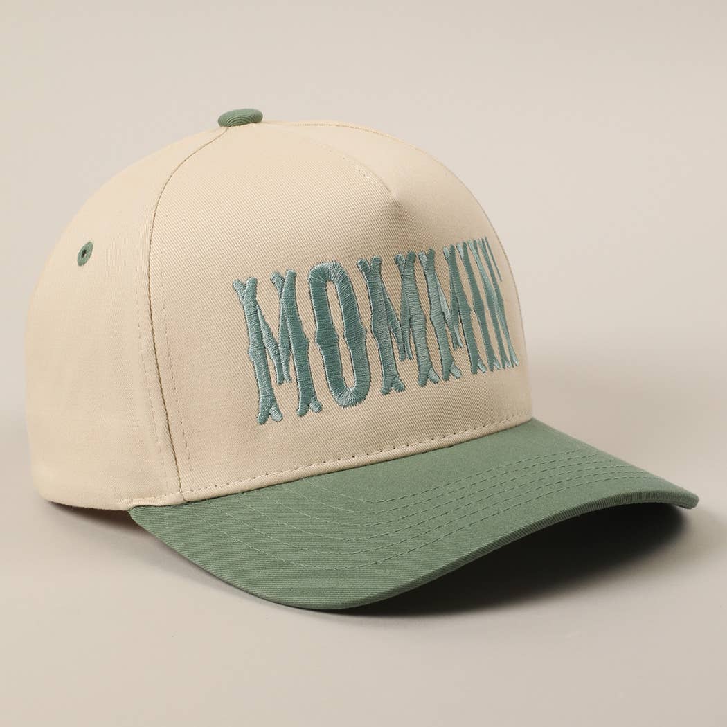 Fashion City – wholesale Trucker hat – Unisex – MOMMIN' Letter Embroidery Two-Tone Trucker Hat21
