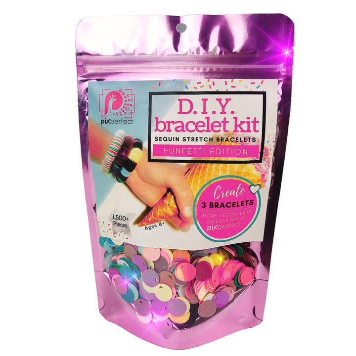 Pix Perfect - Wholesale DIY Jewelry - Kids - D.I.Y. Bracelet Kit - Funfetti Edition8