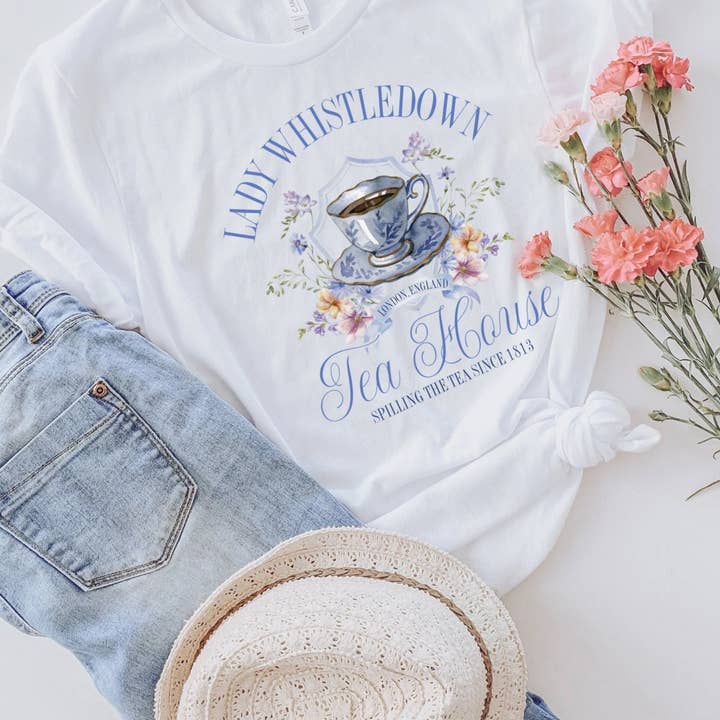 CVH DREAMY LTD - Wholesale T-Shirt (Graphic) - Women's - Lady Whistledown Shirt, Bridgerton Spill The Tea Since 1813
