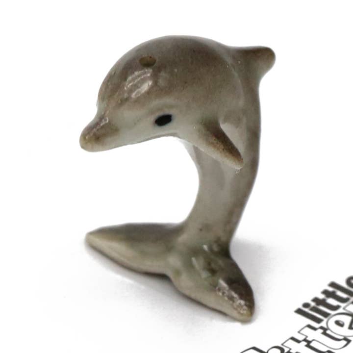 Echo Dolphin Jumping Porcelain Miniature for wholesale by Little Critterz