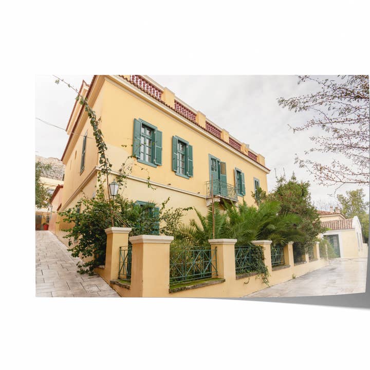 Hus Plaka Aten | Konstfotografi Print för wholesale av Natasha Riha Photography