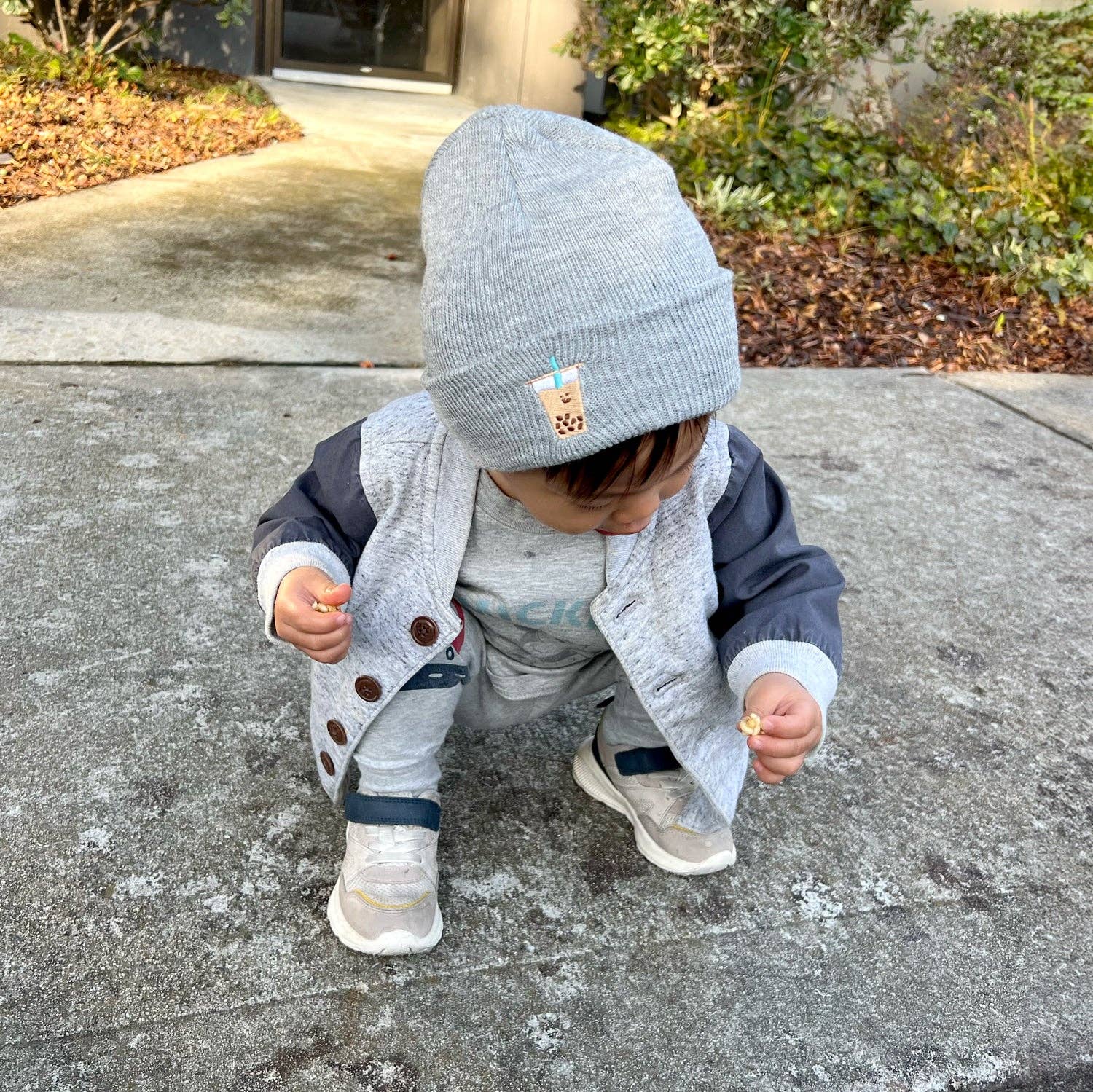 A Jar Of Pickles – Engroshandel Beanie - Børn – Boba Milk Tea Børnehue