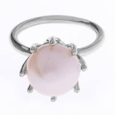 Pearl Australian Pearl Silver Ring. för wholesale av solaru