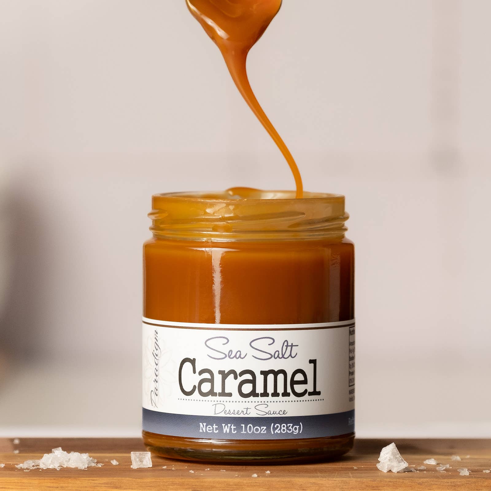 Paradigm Foodworks - Wholesale Caramel Sauce - Paradigm Sea Salt Caramel1