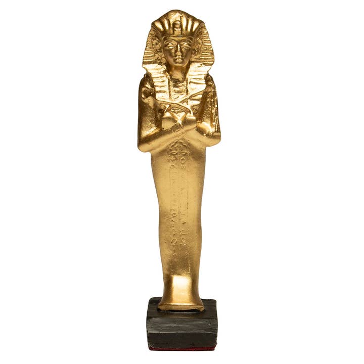 Discoveries, Inc. - Wholesale Decorative Figurine - King Tut Statue Golden - 5.25" - Egyptian