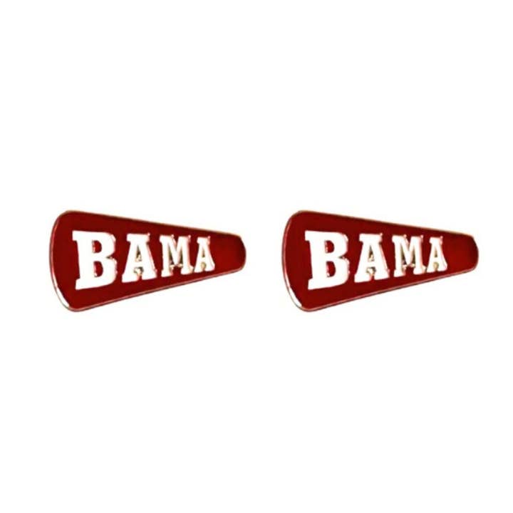 Orecchini con logo College Vault Alabama per la vendita all'ingrosso da parte di Brianna Cannon